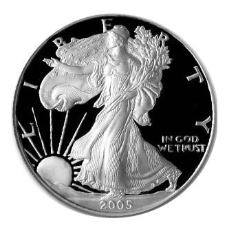 2005 USA 1oz Silver Proof EAGLE - Click Image to Close